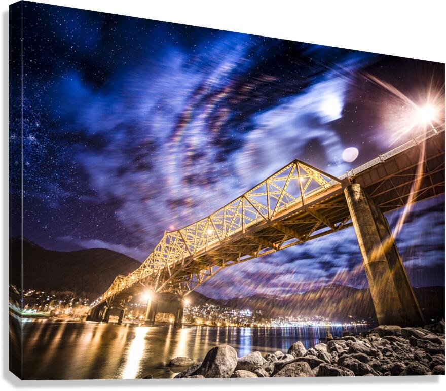 Bridge Nights Canvas Print
