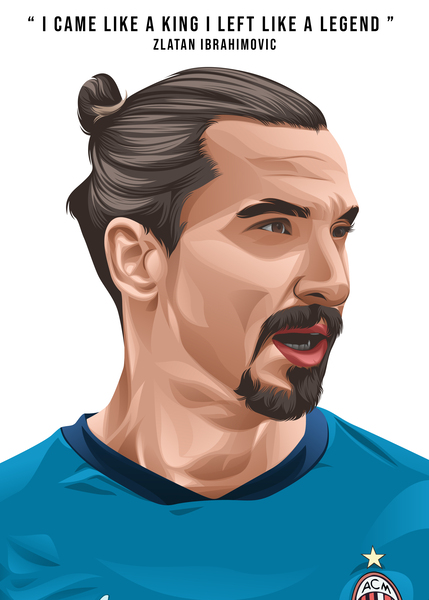 zlatan ibrahimovic by AMD Creative