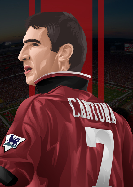 Eric Cantona Print