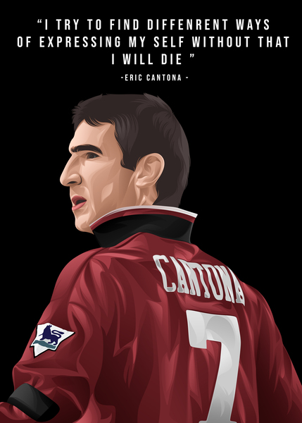 Eric Cantona Print