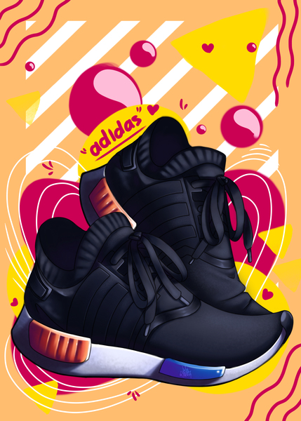 Adidas NMD R1 by AMD Creative Wall Art