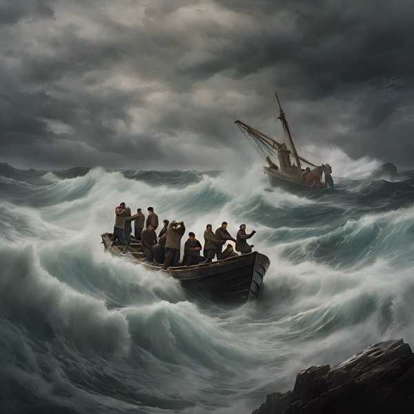 Braving the Tempest  Print