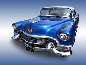 1955 Cadillac Blue