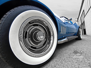 1968 Corvette White Wall Tyres