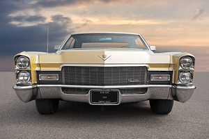 1968 Ivory Cadillac Front End