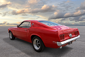 1969 Mustang Fastback Rear