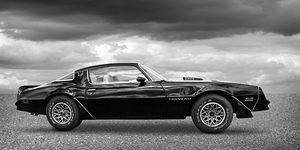 1978 Trans Am in Black and White