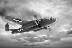 B-25 Mitchell in Black and White