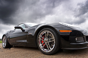 Black Chevrolet Corvette Z06