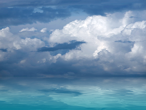 Blue Sky Reflections 