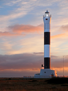 Dungeness Lighthouse at Sunset