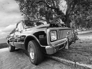 Halcyon Days 1971 Chevy Pickup BW