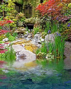 Japanese Garden Reflections
