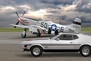 Mach 1 Mustang with p51