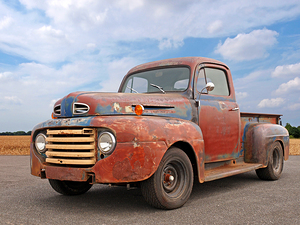 Rusty Ford Farm Truck