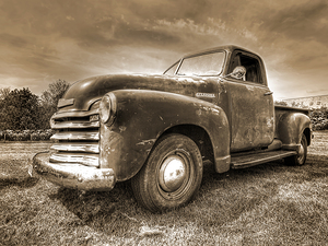 The Workhorse in Sepia - 1953 Chevy Truck