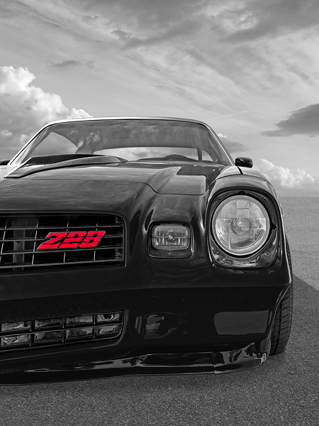 1978 Camaro Z28 Black and White Print