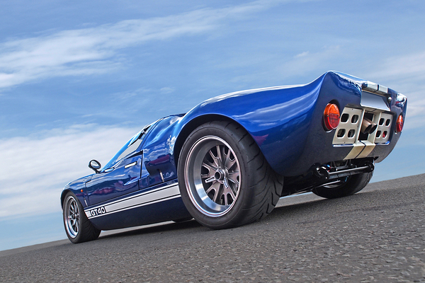 Blue Sky Day - Ford GT 40 Print