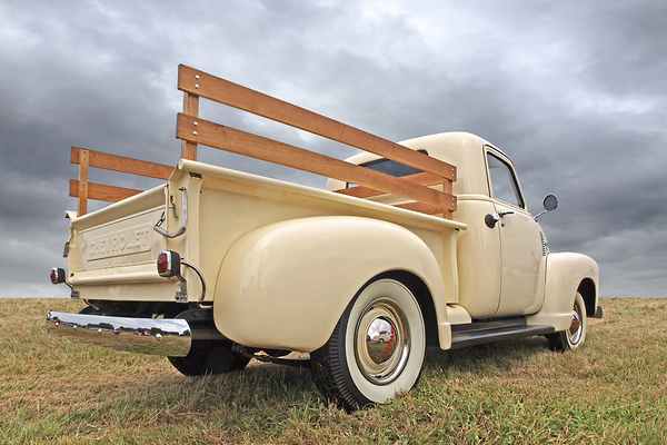 Cream of the Fifties - Chevy Truck 1950 Print