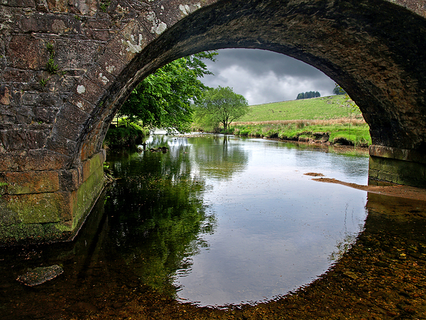 Dartmoor Through The Bridge Print