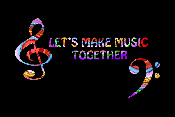 Lets Make Music Together Print