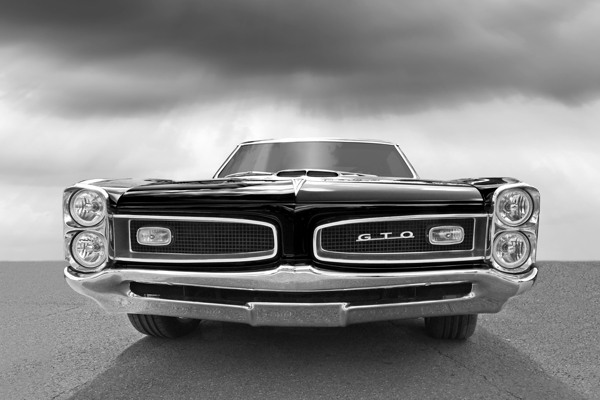 Look At Me - GTO Black and White Print