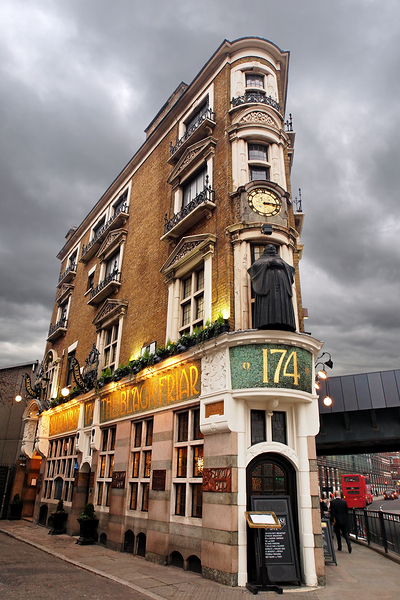 The Black Friar London Pub Bar Print