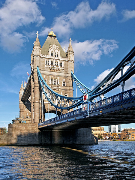 Tower Bridge London Vertical Print