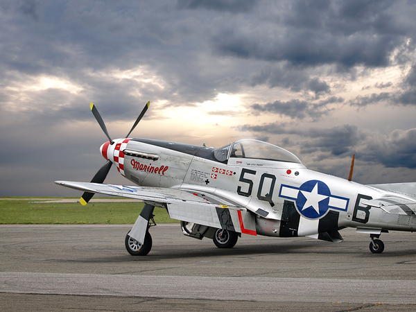 Well Earned Rest p-51 Print