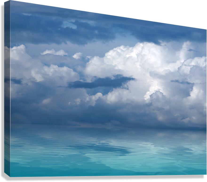 Blue Sky Reflections  Canvas Print
