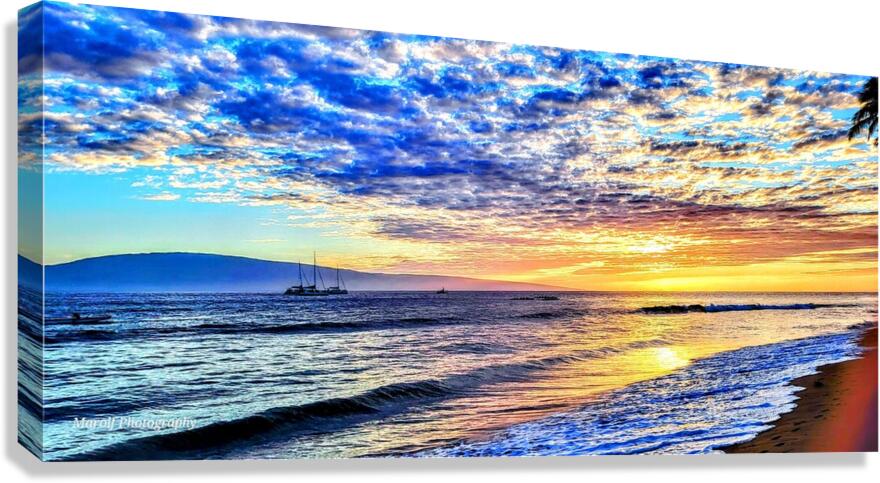 Kaanapali sunset Canvas Print