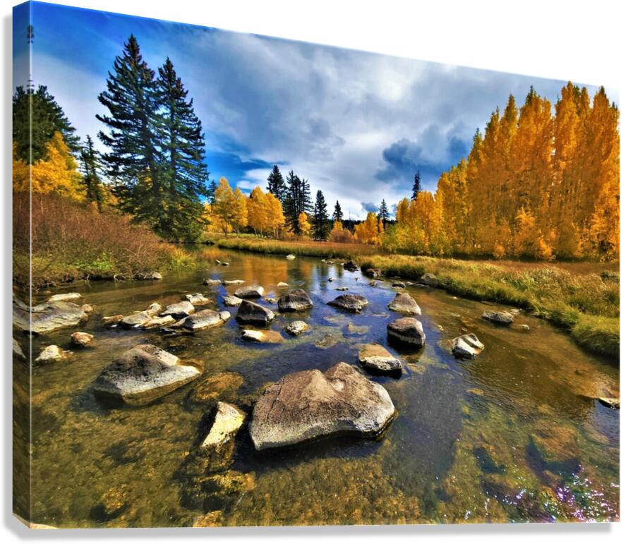 Duck Creek fall 22 Canvas Print