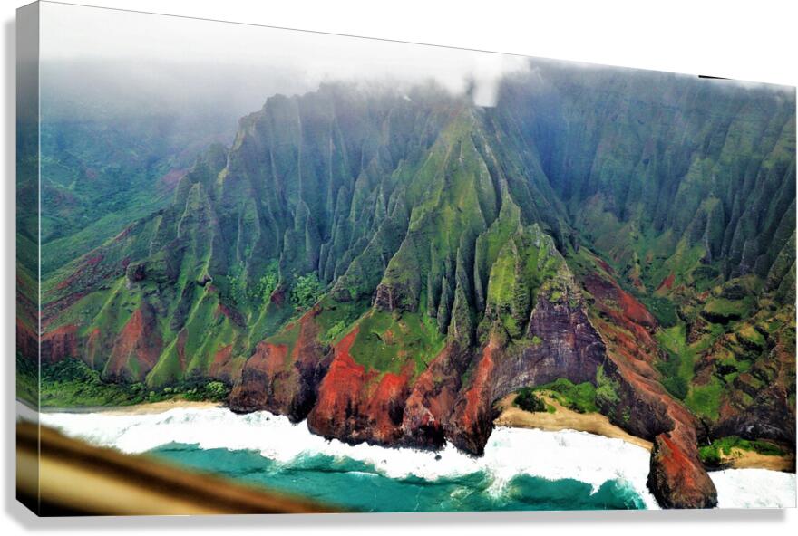 Napoli Coast Canvas Print