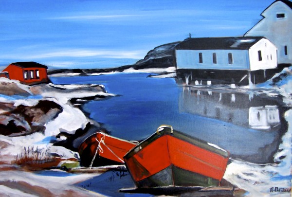 Winter Harbour Print