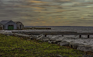 10222 The Wharf at South Lancaster by John Gilsenan