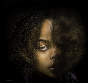 10289 Portrait of a Young Protester  by John Gilsenan