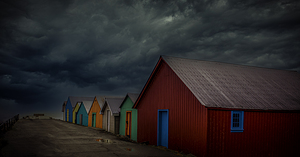 10904 Boathouses at So. Lancaster by John Gilsenan