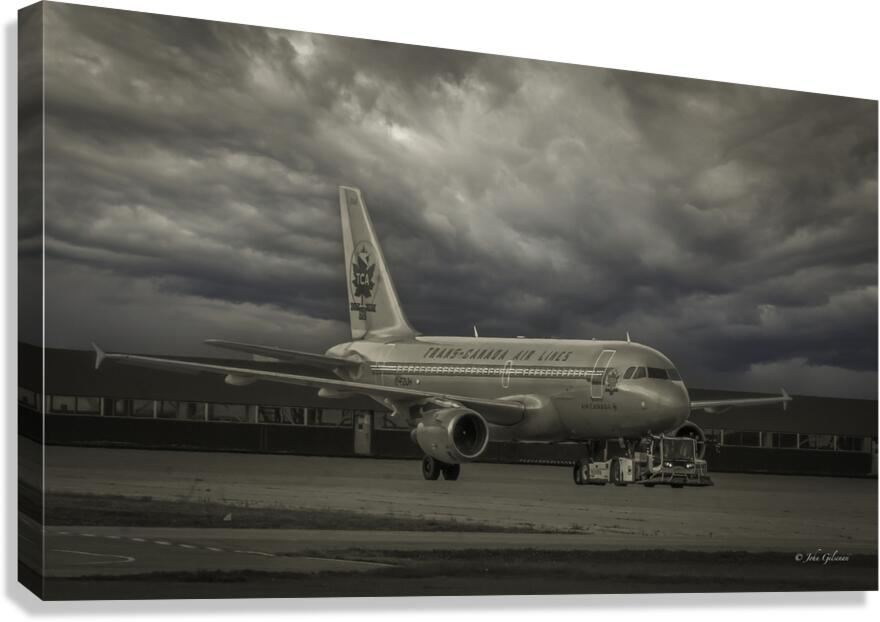 10045 Air Canada B Airbus 319 TCA Canvas Print