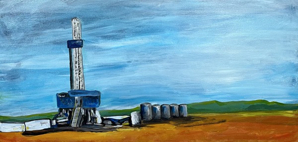 Drilling Rig Print
