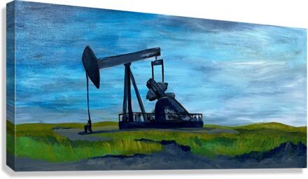 Pumping Unit Canvas Print