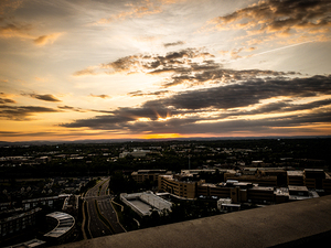 Sunset over Reston VA