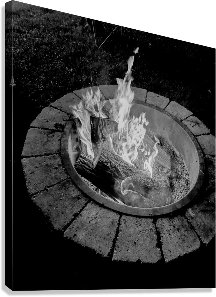 Fire Side Canvas Print