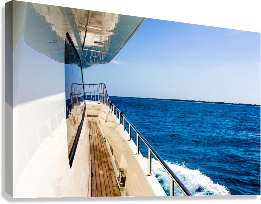 Boat View Canvas Print