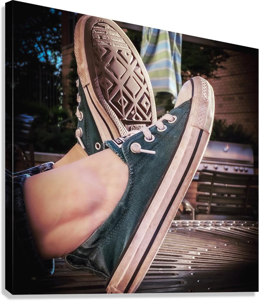 Kicking Back Canvas Print