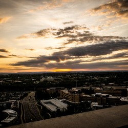Sunset over Reston VA