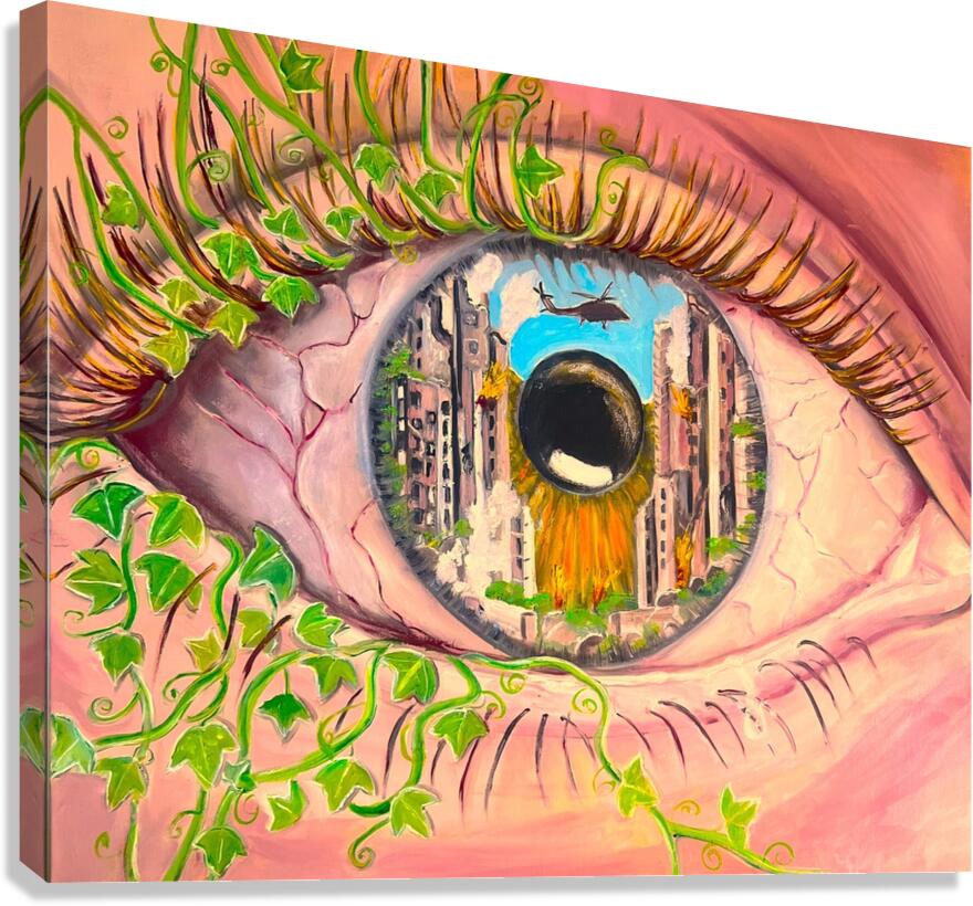 Conflit Canvas Print