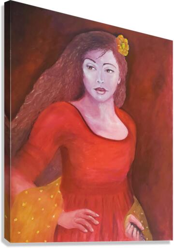L effrontee Canvas Print