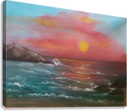 La mer Canvas Print