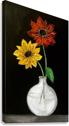 Les fleurs simplement Canvas Print