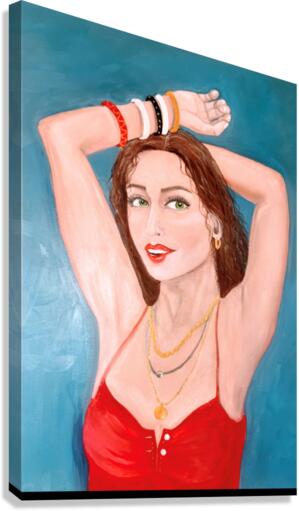 L exuberante Canvas Print